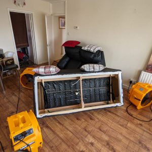 Bed bug heat treatment set-up London